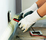 Electrician carrying out Electrical Testing